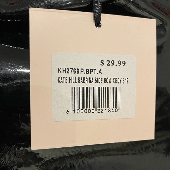 Kate hill ➰ BNWT ladies Sabrina side bow black long adjustable straps S - Picture 2 of 7